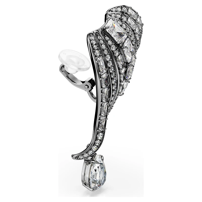 The Vienna Collection ear cuffs, Feather, White