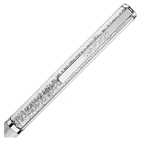 Crystalline ballpoint pen, Gray, Gray lacquered, Chrome Plated by SWAROVSKI