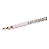 Crystalline ballpoint pen, Pink, Pink lacquered, rose gold-tone plated by SWAROVSKI