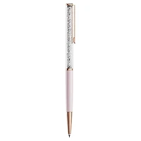 Crystalline ballpoint pen, Pink, Pink lacquered, rose gold-tone plated by SWAROVSKI
