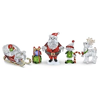 Holiday Cheers Santa Story Set by SWAROVSKI