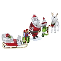 Holiday Cheers Santa Story Set by SWAROVSKI