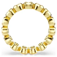 Imber ring, Round cut, White, Gold-tone plated by SWAROVSKI