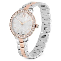 Matrix 3-link watch, Swiss Made, Metal bracelet, Silver Tone