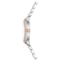 Matrix 3-link watch, Swiss Made, Metal bracelet, Silver Tone