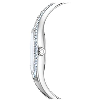 Hyperbola bangle watch, Swiss Made, Stainless steel by SWAROVSKI