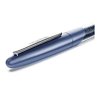 Crystalline rollerball pen, Blue, Chrome plated by SWAROVSKI