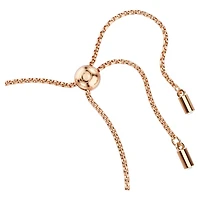 Imber bracelet, Mixed round cuts, Pink, 18K rose gold finish