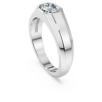 Octagon band ring, Lab-grown diamonds 1.0 ct tw, shape, 14K white gold by SWAROVSKI