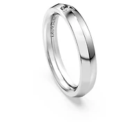 Eternity band ring, Lab-grown diamonds 0.05 ct tw, Round shape, 14K white gold