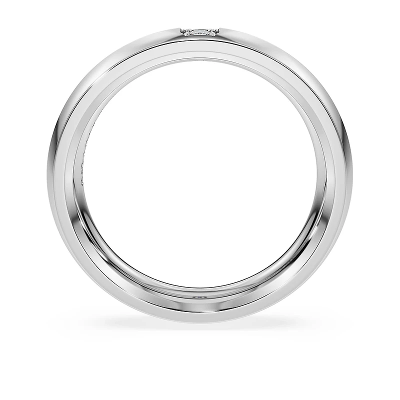 Eternity band ring, Lab-grown diamonds 0.05 ct tw, Round shape, 14K white gold