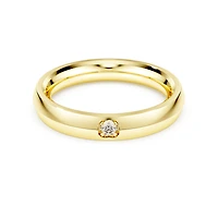 Eternity band ring, Lab-grown diamonds 0.05 ct tw, 14K yellow gold by SWAROVSKI