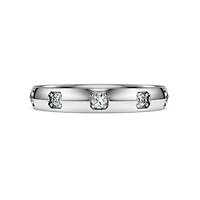 Eternity band ring, Lab-grown diamonds 0.5 ct tw, Round shape, 14K white gold