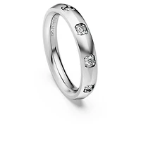 Eternity band ring, Lab-grown diamonds 0.5 ct tw, Round shape, 14K white gold
