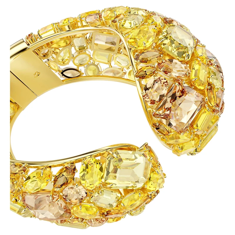 Gema cuff, Yellow, 18K gold finish