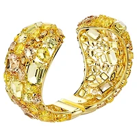 Gema cuff, Gold-tone plated by SWAROVSKI