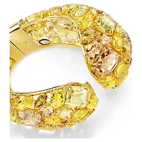 Gema cuff, Gold-tone plated by SWAROVSKI