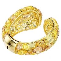 Gema cuff, Yellow, 18K gold finish