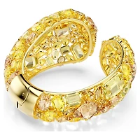 Gema cuff, Gold-tone plated by SWAROVSKI