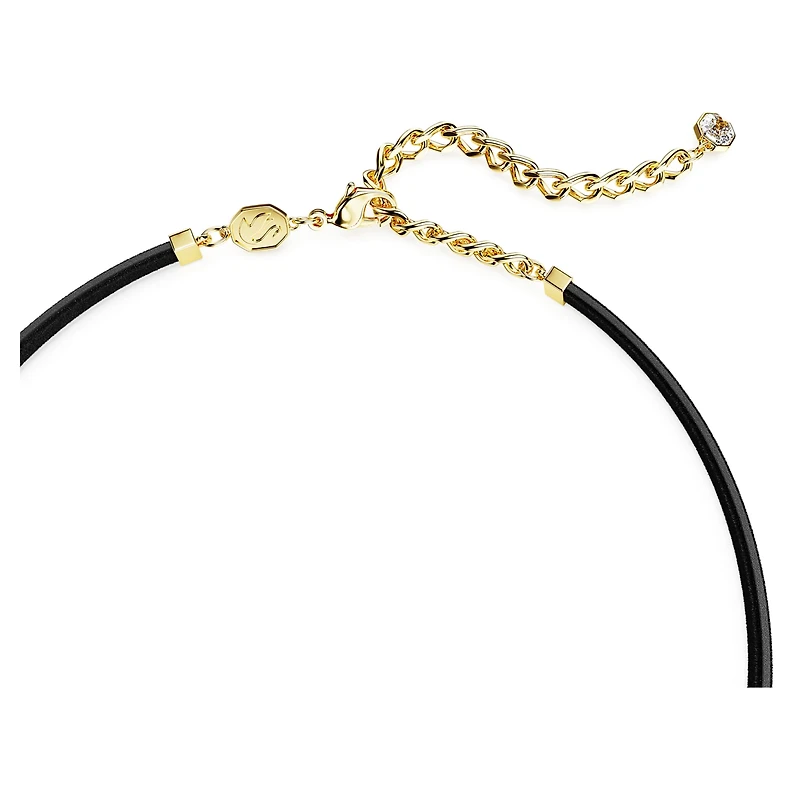 Millenia choker, Octagon cut, Purple, Gold-tone plated by SWAROVSKI