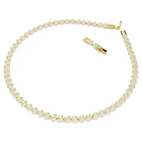 Una Angelic set, Round cut, White, 18K gold finish