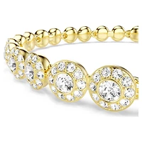 Una Angelic set, Round cut, White, Gold-tone plated by SWAROVSKI