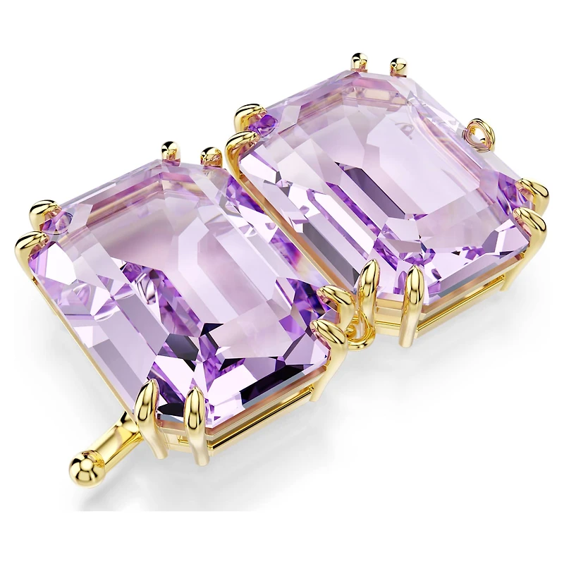 Millenia Extender, Octagon cut, Purple, 18K gold finish