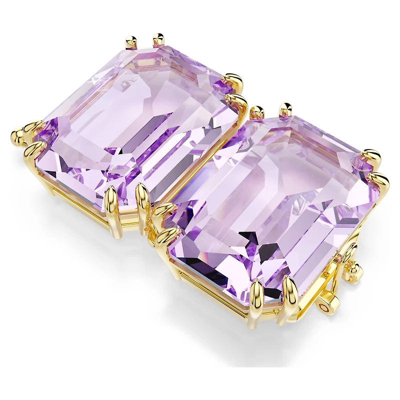Millenia Extender, Octagon cut, Purple, 18K gold finish