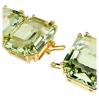 Millenia extender, Octagon cut, Green, 18K gold finish