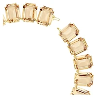Millenia necklace, Oversized crystals, Octagon cut, Gold-tone plated by SWAROVSKI