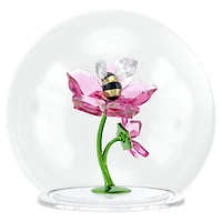 Idyllia Glass Ball Bee and Flowers by SWAROVSKI