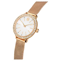 Certa watch, Metal bracelet, Rose gold tone, Rose gold-tone finish by SWAROVSKI