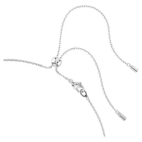 Matrix choker, Mixed cuts, Blue, Rhodium plated by SWAROVSKI