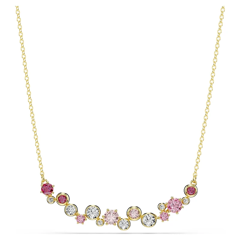 Constella set, Mixed cuts, Multicoloured, 18K gold finish