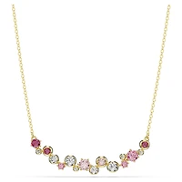 Constella set, Mixed cuts, Multicoloured, 18K gold finish