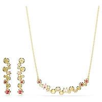 Constella set, Mixed cuts, Multicoloured, Gold-tone plated by SWAROVSKI