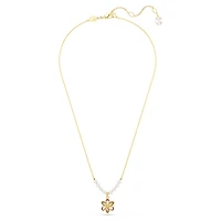 Idyllia pendant, Crystal pearl, Mixed cuts, Flower, Multicoloured