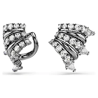 Sublima ear cuffs, White, Ruthenium plated by SWAROVSKI