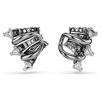 Sublima ear cuffs, White, Ruthenium plated by SWAROVSKI