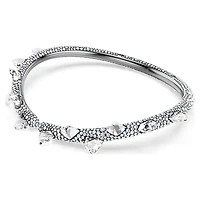 Sublima choker, White, Ruthenium plated by SWAROVSKI