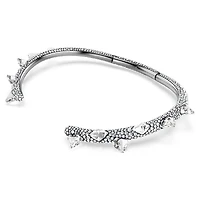 Sublima choker, White, Ruthenium plated by SWAROVSKI