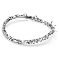 Sublima choker, White, Ruthenium plated by SWAROVSKI