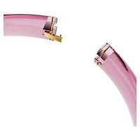 Dulcis choker, Octagon cut, Pavé, Pink, 18K gold finish
