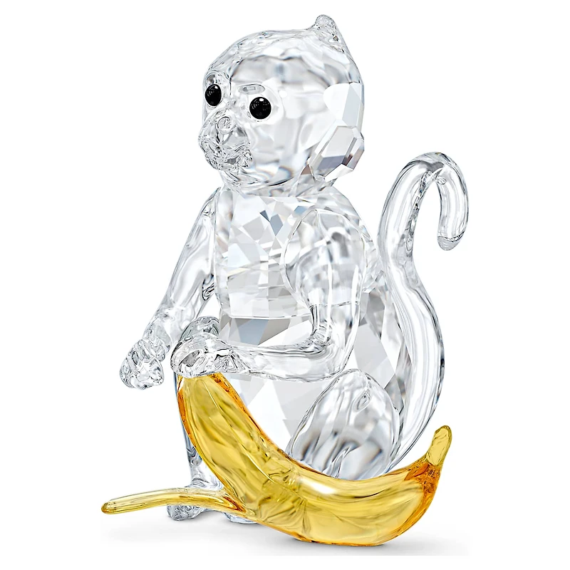 Rare Encounters Monkey with Banana by SWAROVSKI