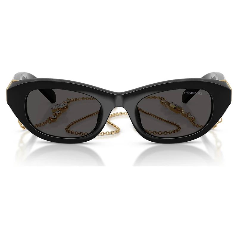 Sunglasses, Pillow shape, Black by SWAROVSKI
