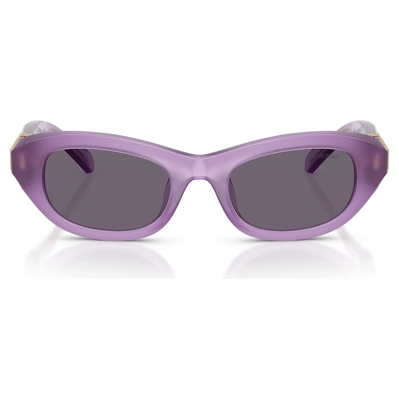 Sunglasses, Pillow shape, Purple by SWAROVSKI