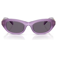 Sunglasses, Pillow shape, Purple by SWAROVSKI