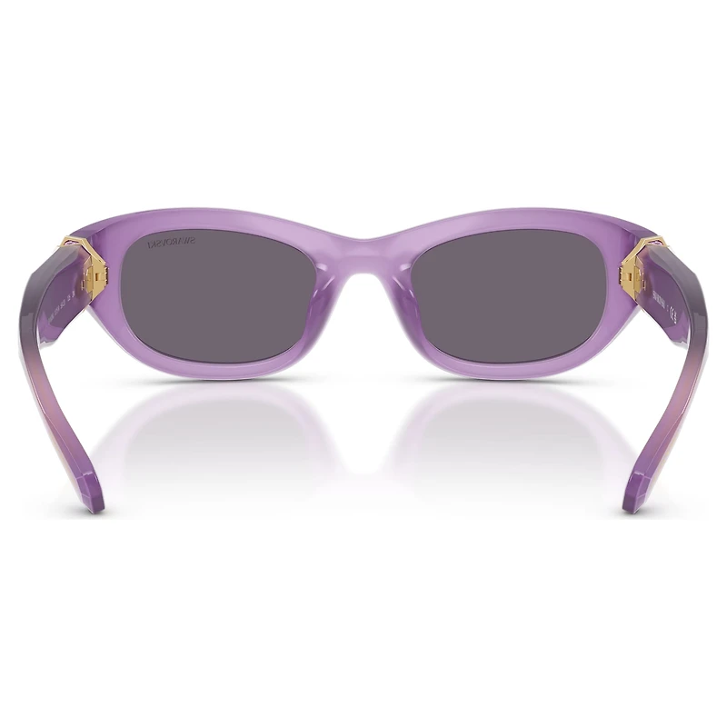 Sunglasses, Pillow shape, Purple by SWAROVSKI