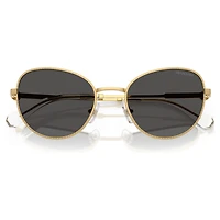 Sunglasses, Cat-eye shape, Gray by SWAROVSKI