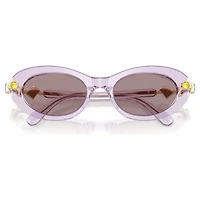Sunglasses, Oval shape, Pink by SWAROVSKI
